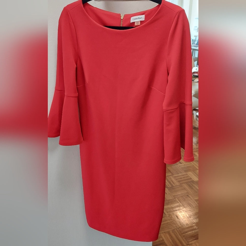 COPY - Red Dress by Calvin Klein fits very nice only worn once size 10